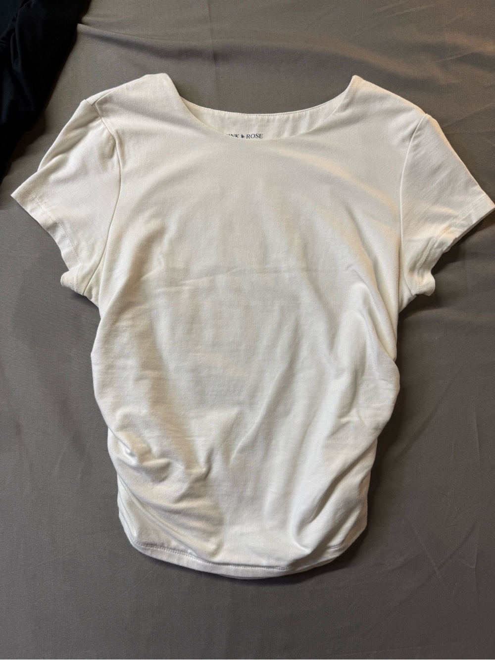 Pink Rose Women's Basic Tee Pack - White, Light Gray, Black - Picture 8 of 14